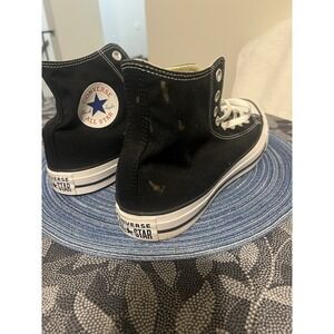 Size 11- Converse Chuck Taylor All Star  BLACK WHITE PREOWNED